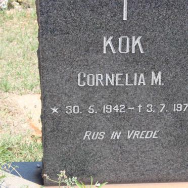 KOK Cornelia M. 1942-1971