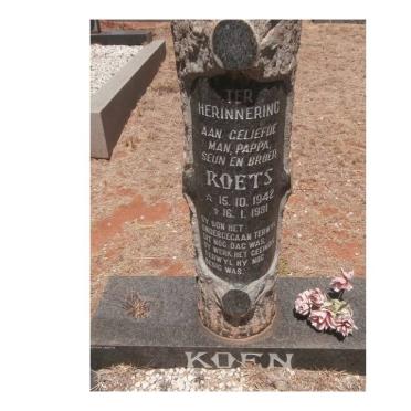 KOEN Roets 1942-1981