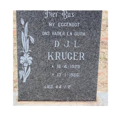 KRUGER D.J.L. 1929-1986