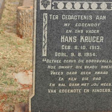 KRUGER Hans 1913-1954