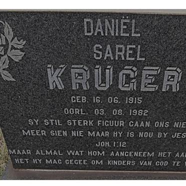KRUGER Daniël Sarel 1915-1982