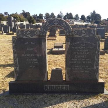 KRUGER Jan Harm 1892-19?? &amp; Margaritha 1909-19??