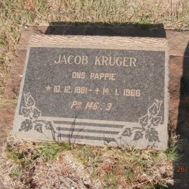 KRUGER Jacob 1881-1966
