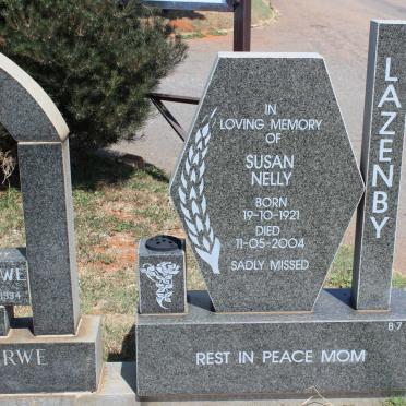 LAZENBY Susan Nelly 1921-2004
