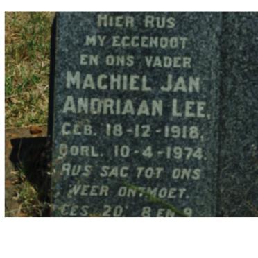 LEE Machiel Jan Andriaan 1918-1974