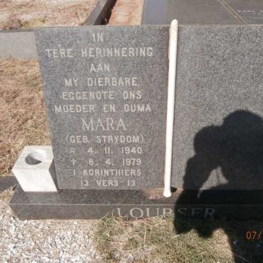 LOUBSER Mara nee STRYDOM 1940-1979