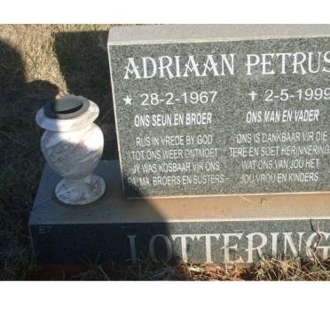 LOTTERING Adriaan Petrus 1967-1999