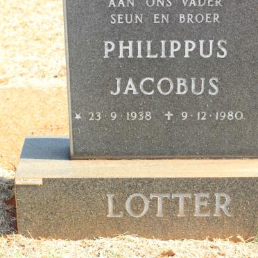LOTTER Philippus Jacobus 1938-1980
