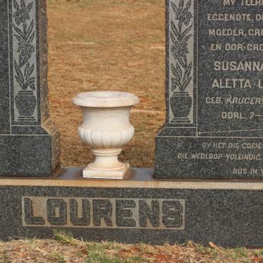 LOURENS Cornelus Johannes Petrus 1883-1961 &amp; Susanna Lucia Aletta KRUGER 1886-1953