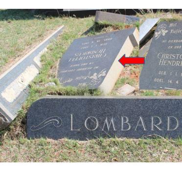 LOMBARD Christoffel Hendricus 1907-1965