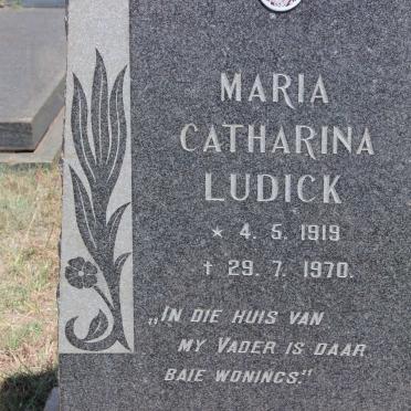 LUDICK Maria Catharina 1919-1970