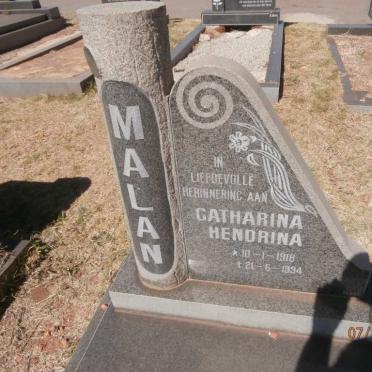 MALAN Catharina Hendrina 1918-1994
