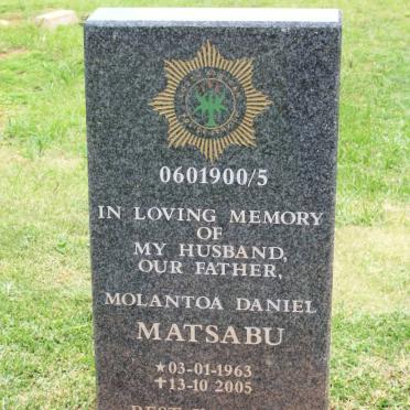 MATSABU Molantoa Daniel 1963-2005