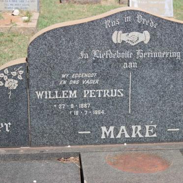 MARÉ Willem Petrus 1887-1964