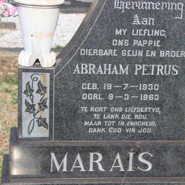 MARAIS Abraham Petrus 1930-1963