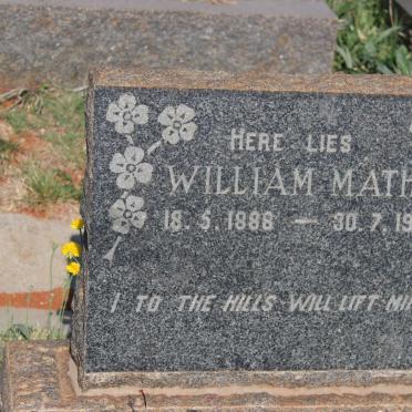 MATHER William 1888-1962