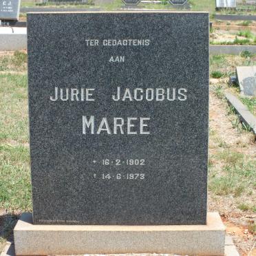 MAREE Jurie Jacobus 1902-1973