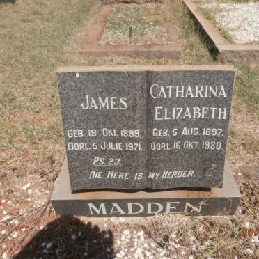 MADDEN James 1899-1971 &amp; Catharina Elizabeth 1897-1980