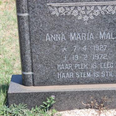 MALAN Anna Maria 1927-1972