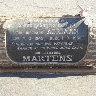 MARTENS Adriaan 1949-1966