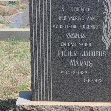 MARAIS Pieter Jacobus 1922-1972