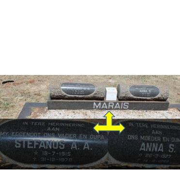 MARAIS Stefanus A.A. 1915-1978 &amp; Anna S. 1927-1999