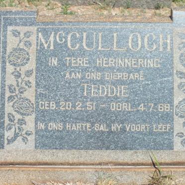 McCULLOCH Teddie 1951-1968
