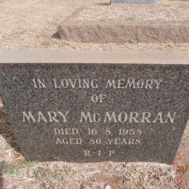 McMORRAN Mary -1958