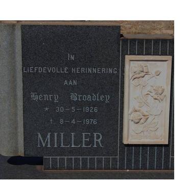 MILLER Henry Broadley 1926-1976