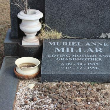 MILLAR Thomas 1910-1960 &amp; Muriel Anne 1915-1996