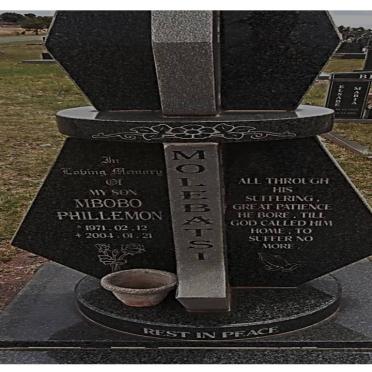MOLEBATSI Mbobo Phillemon 1971-2004