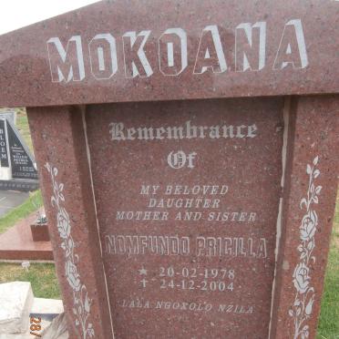 MOKOANA Nomfundo Pricilla 1978-2004