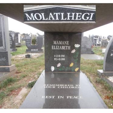 MOLATLHEGI Mamane Elizabeth 1940-2000