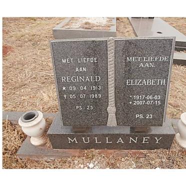 MULLANEY Reginald 1913-1989 &amp; Elizabeth 1917-2007