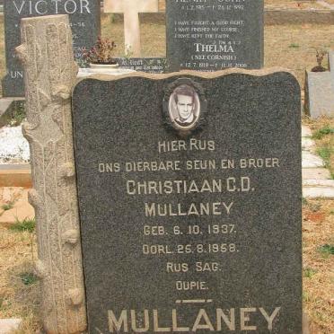 MULLANEY Christiaan C.D. 1937-1958