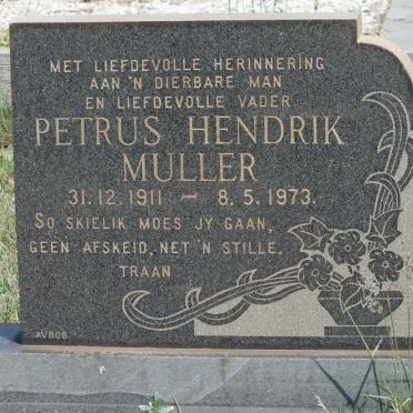 MULLER Petrus Hendrik 1911-1973