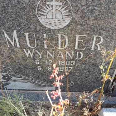 MULDER Wynand 1903-1967 & Maria Elizabeth 1911-1988 :: ? Marthie -1992