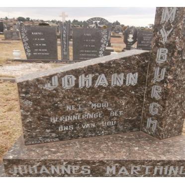 MYBURGH Johannes Marthinus