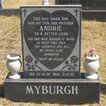 MYBURGH Andrie 1968-1993