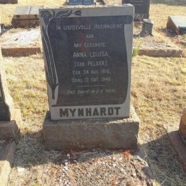 MYNHARDT Anna Louisa nee PELSER 1916-1948