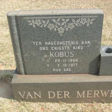 MERWE Kobus, van der 1966-1977