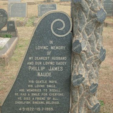 NAUDE Phillip James 1922-1955