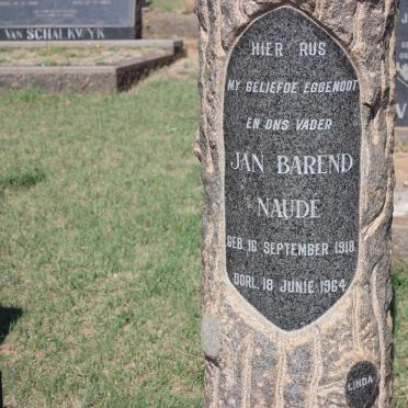 NAUDÉ Jan Barend 1918-1964