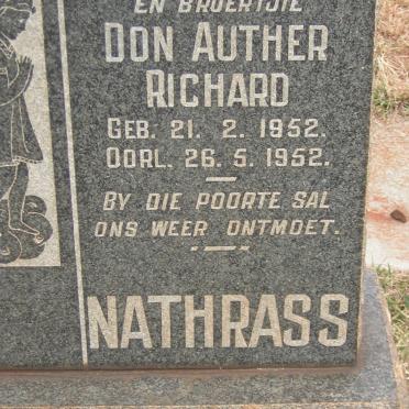 NATHRASS Don Auther Richard 1952-1952