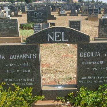 NEL Dirk Johannes 1912-1979 &amp; Cecilia Jacoba BOOYSEN 1914-2004