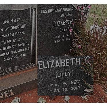NEL Elizabeth C. 1927-2012