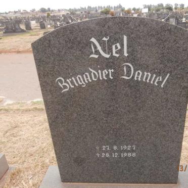 NEL Brigadier Daniel 1927-1988 &amp; Johanna Wilhelmina 1927-1990