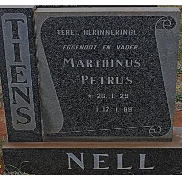 NELL Marthinus Petrus 1929-1989