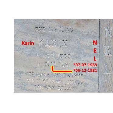 NEL Karin 1963-1981