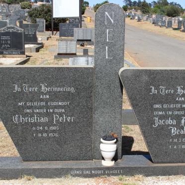NEL Christian Peter 1905-1976 &amp; Jacoba Fredrika Beatrice 1912-1994